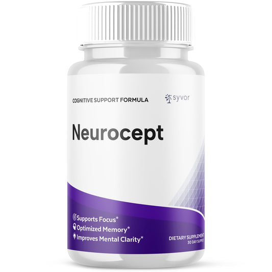 Neurocept Capsules, Official Neurocept Brain Supplement Pills with All Natural Ingredients, Advanced Formula Support Pills with Maximum Strength Premium Vitamins for Women and Men (60 Capsules) SyvorBuy Supplements Australia