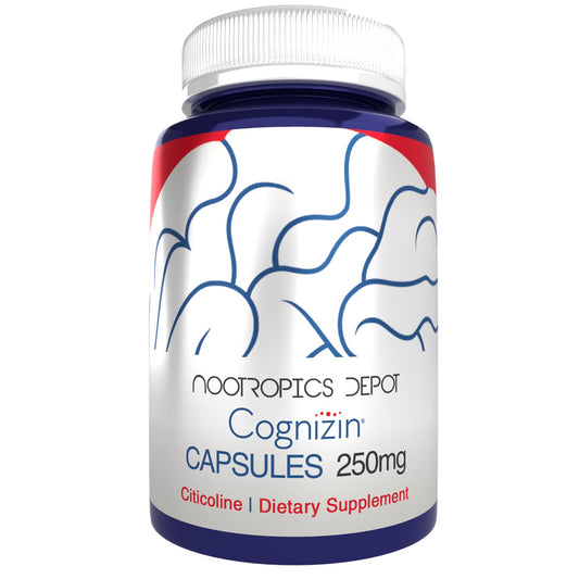 Nootropics Depot Cognizin Citicoline Capsules | 60 Count | Choline Supplement | Brain Health Supplement | Regulates Memory and Cognitive Function | Supports Attention, Focus and Recall Nootropics DepotBuy Supplements Australia