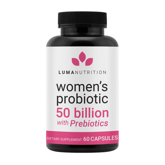 Luma Nutrition Probiotics for Women with Prebiotics - 50 Billion CFU - Formulated for Digestive, Immune & Feminine Support - 60 Capsules Luma NutritionBuy Supplements Australia