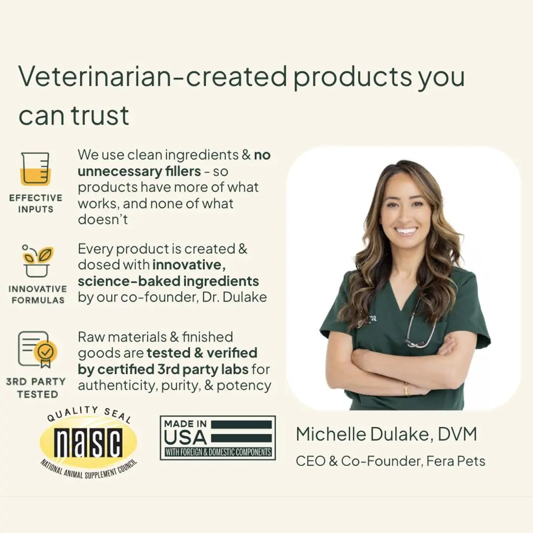 Fera Pets PawBiome® - Cat & Dog Balm for Paws and Nose with Postbiotics - Encourages Skin Recovery - Balances Skin Microbiome - Supports The Skin's Natural Barrier - 2 oz Stick Fera PetsBuy Supplements Australia