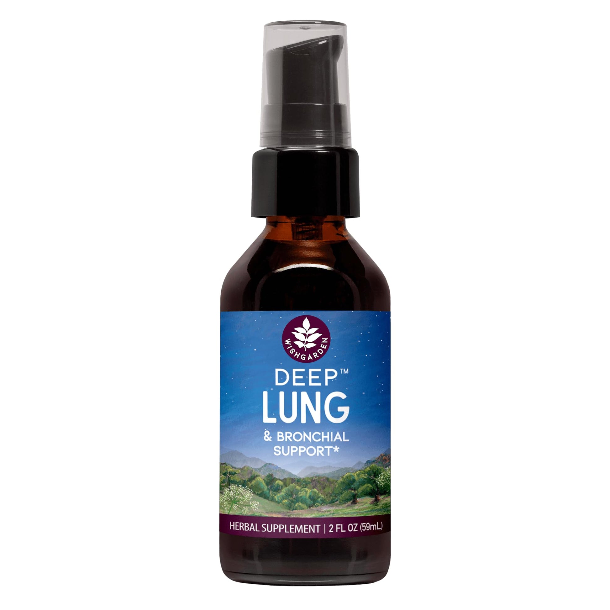 WishGarden Herbs Deep Lung & Bronchial Support - Natural Lung Support Supplement 