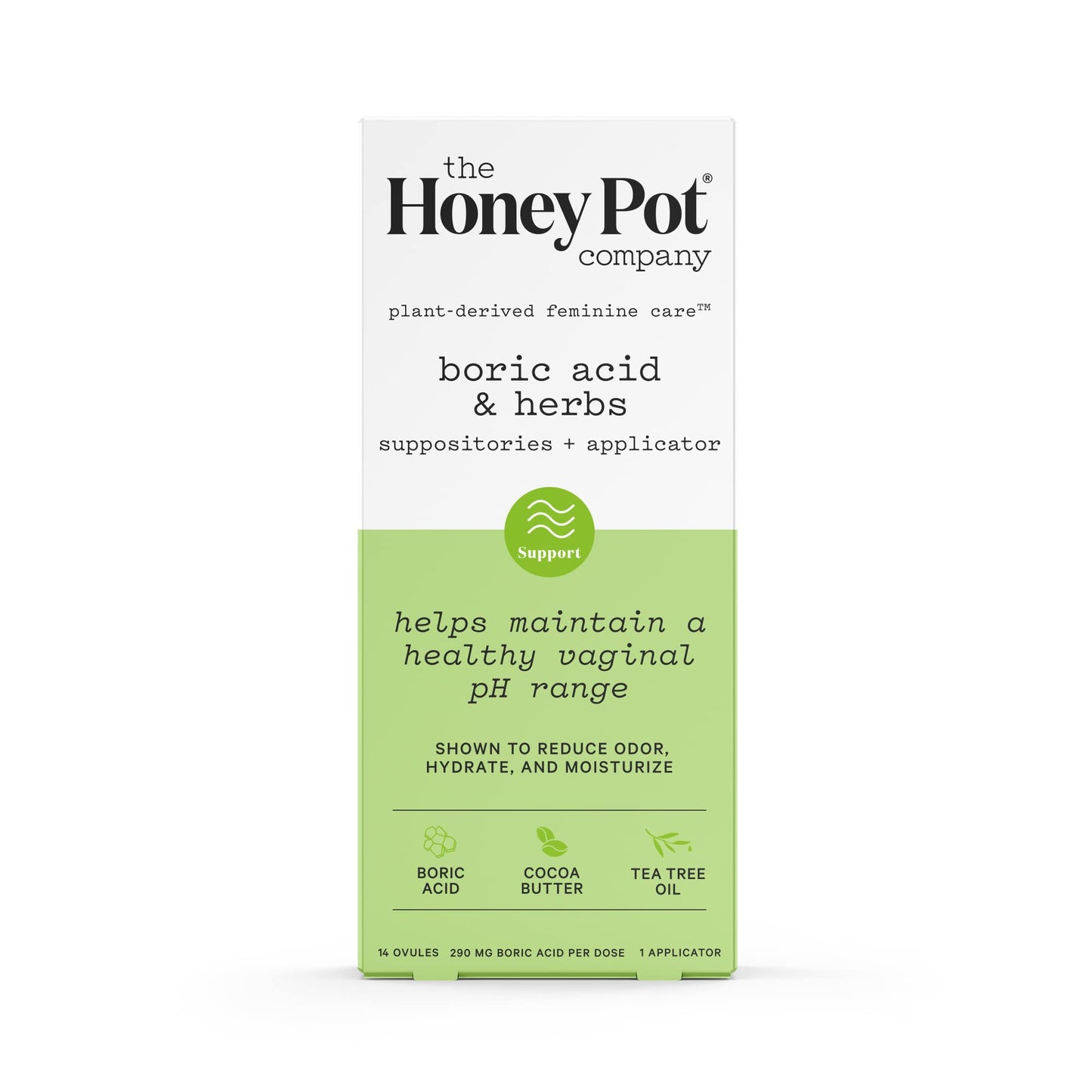 The Honey Pot Company 7 Day Boric Acid & Herbs Suppositories - Maintains and Balances Healthy Vaginal pH, Manages Odor, Hydrates, & Moisturizes - Gynecologist Tested The Honey Pot CompanyBuy Supplements Australia