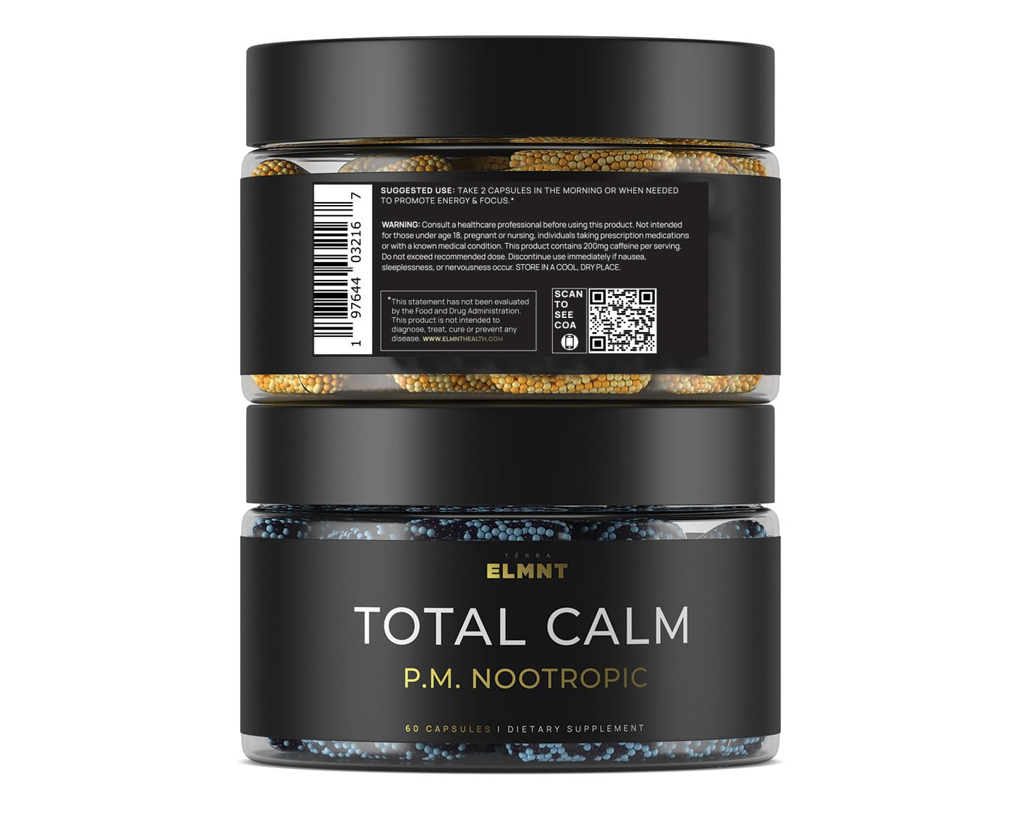 AMPM Nootropic Total Focus + Calm 9X Strength w. Caffeine, L-Theanine, Alpha GPC, L-Tyrosine, Ashwagandha - X-Release Energy Pills Nootropics Brain Support Supplements for Memory and Focus Supplement TERRA ELMNTBuy Supplements Australia