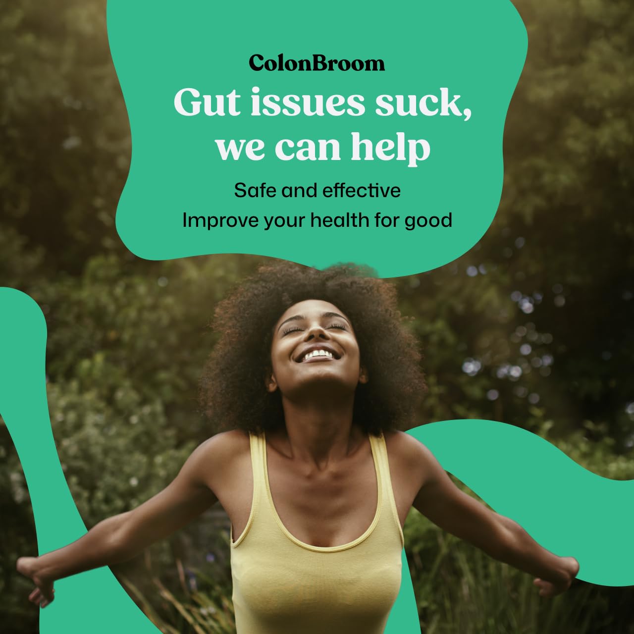 ColonBroom Psyllium Husk Powder - Colon Cleanse for Bloating Relief & Gut Health - Fiber Powder Drink - Easy to Mix - Vegan, Gluten Free, Non-GMO - Strawberry (100 Servings) ColonBroomBuy Supplements Australia