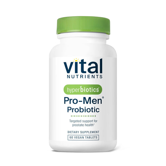 Hyperbiotics Vital Nutrients Pro Men Probiotics | Vegan Advanced Probiotics for Men | Clinically Studied for Prostate Health, Digestive Balance and Gut Health* | Gluten, Dairy, Soy Free | 60 Tablets Hyperbiotics buy supplements Au