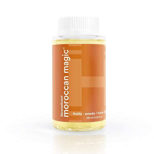 Homedics SereneScent Moroccan Magic Fragrance Oil Bottle, 120 ml, Clean & Natural, Fruity & Woody