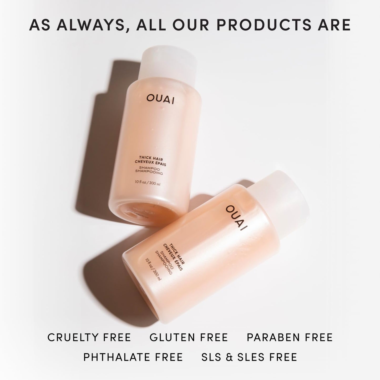 OUAI Thick Shampoo Refill - Moisturizing Shampoo with Keratin, Marshmallow Root, Shea Butter & Avocado Oil for Thick Hair - Strengthens & Hydrates - Paraben, Phthalate & Sulfate Free (32 Fl Oz) OUAIBuy Supplements Australia