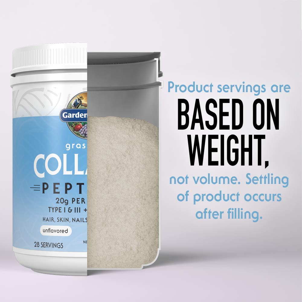 Garden of Life Grass Fed Collagen Peptides Powder Unflavored Collagen Powder for Women Men Hair Skin Nails Joints, Hydrolyzed Collagen Protein Supplements, Collagen for Women & Men, 28 Servings Garden of LifeBuy Supplements Australia