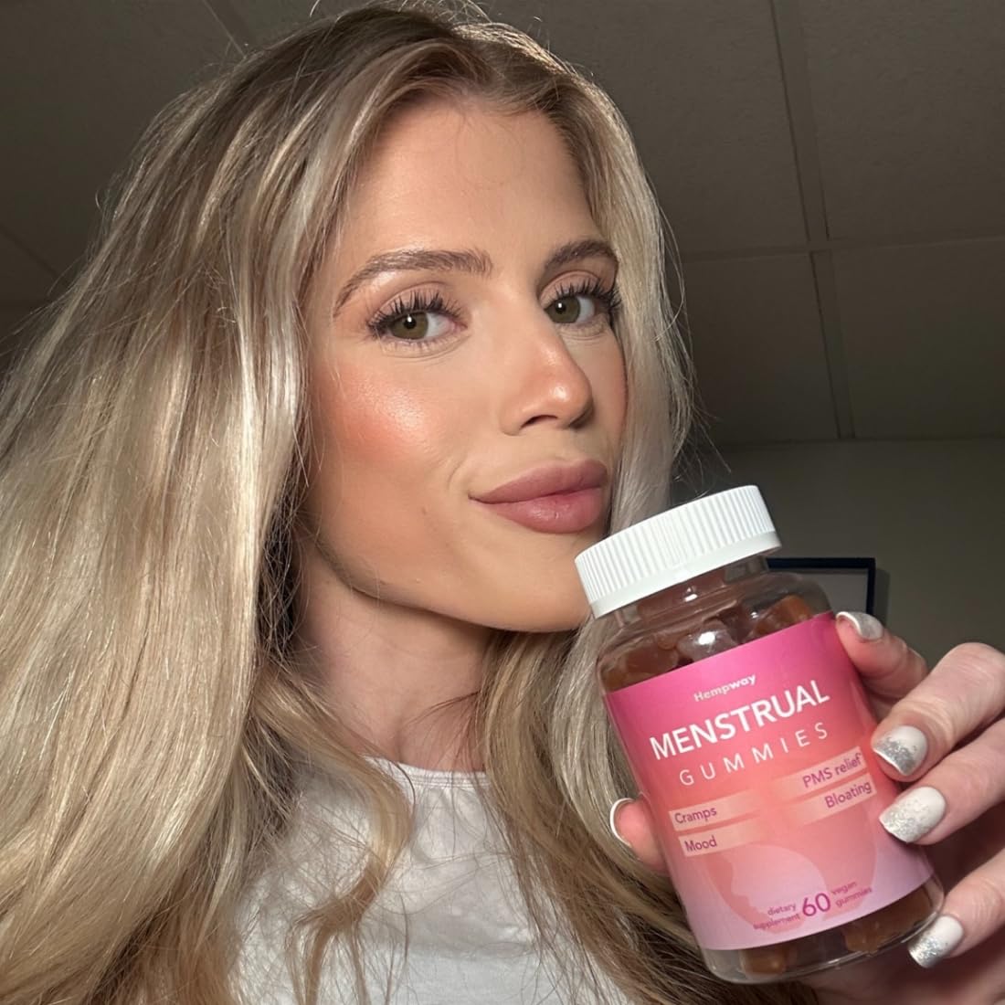 HEMPWAY Menstrual Gummies for Women May Help Support Bloating, Period Relief | Plant-Based | Cramp Bark, Magnesium, Chaste Berry | Vegan | Orange 60ct HEMPWAYBuy Supplements Australia