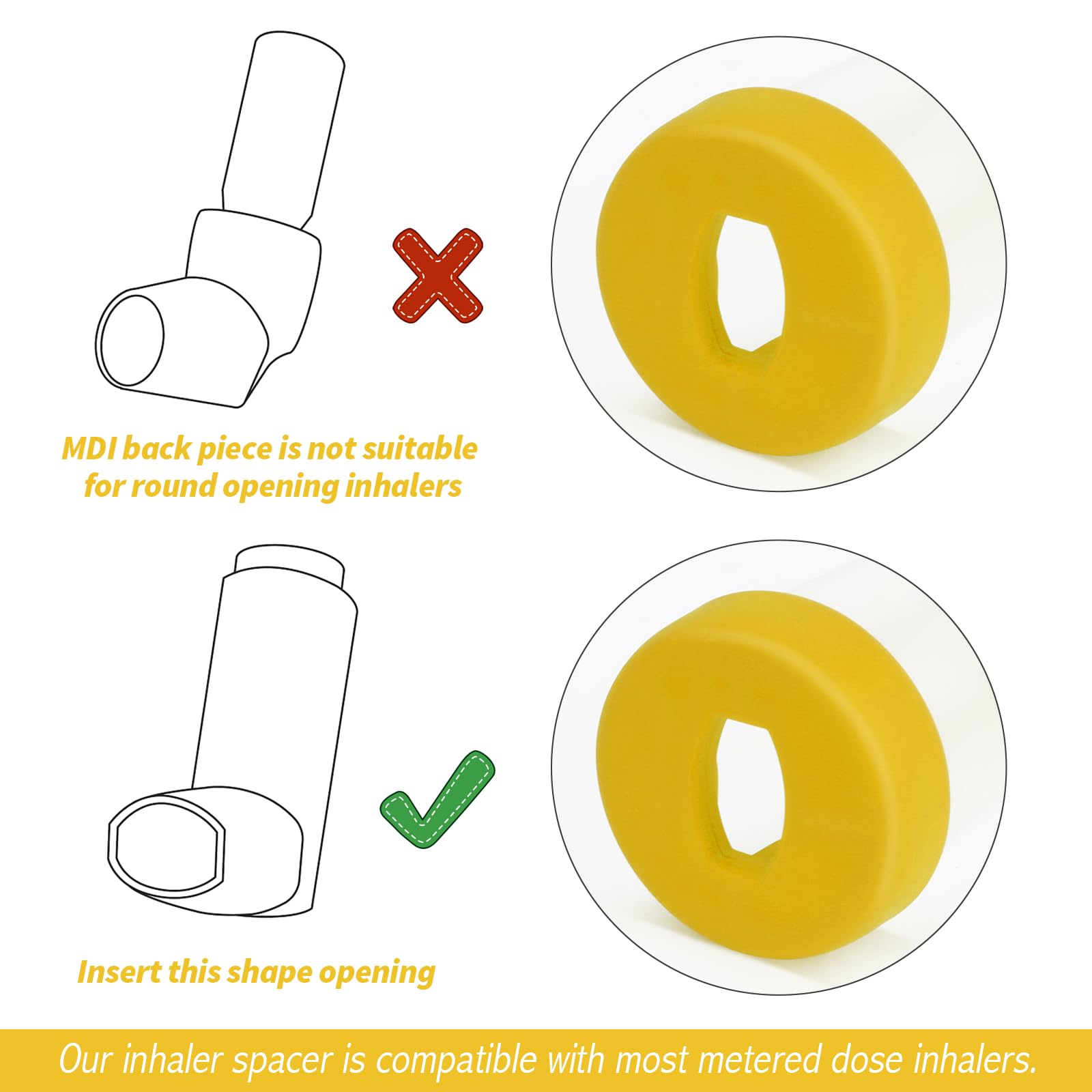 Fivepropy Handheld Spacer for Infant, Toddle, Baby, Kids and Adults with 2 Comfortable FivepropyBuy Supplements Australia