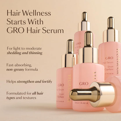 Vegamour GRO and Shine Kit Includes GRO Hair Serum & HYDR-8 Weightless Repair Oil for Fine or Thinning Hair VEGAMOURBuy Supplements Australia