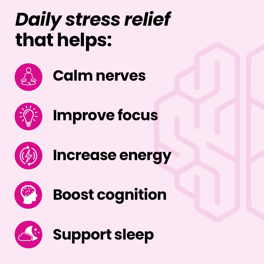 LifeSeasons NeuroQ Calm Focus Capsules - Stress Relief Supplement - Supports Mental Function & Relaxation - Sensoril Ashwagandha, Magnesium, GABA, L-Theanine, Andean Cocoa & Kava Kava - 60 Capsules LifeSeasonsBuy Supplements Australia