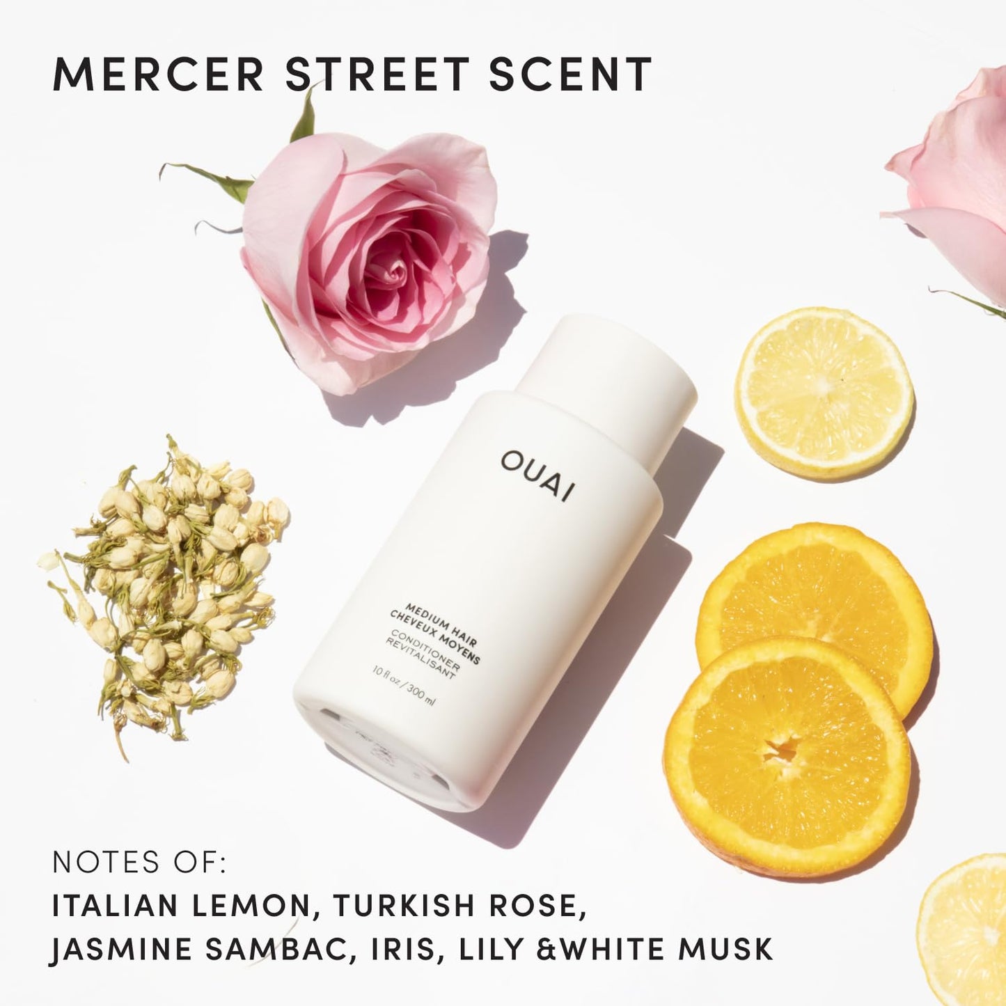 OUAI Medium Conditioner Travel Size - Hydrating Hair Conditioner with Coconut Oil, Babassu Oil, and Keratin - Strengthens, Repairs and Adds Shine - Paraben and Phthalate Free Hair Care Products (3 Oz) OUAIBuy Supplements Australia