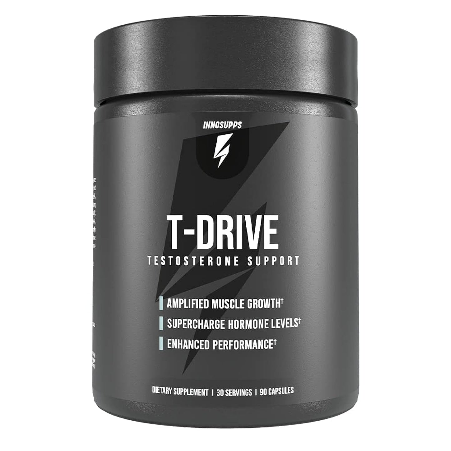 InnoSupps T-Drive Testosterone Booster Enhance Performance Amplify Muscle Growth, Increase Libido & Energy Levels w/KSM-66 Ashwagandha, Magnesium, Vitamin D, Niacin Boron, Fenugreek, 90 Caps, 30 Days InnoSuppsBuy Supplements Australia