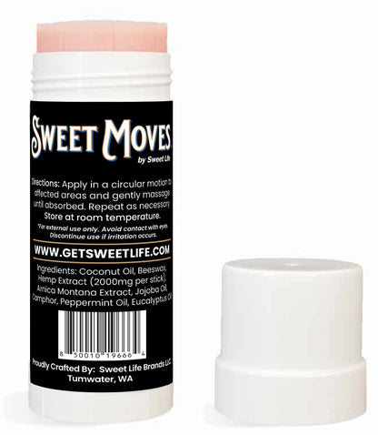 Sweet Life | Hemp Salve Stick | 2000mg | Small Business | Organic | Body Balm | Muscle Comfort Sweet LifeBuy Supplements Australia