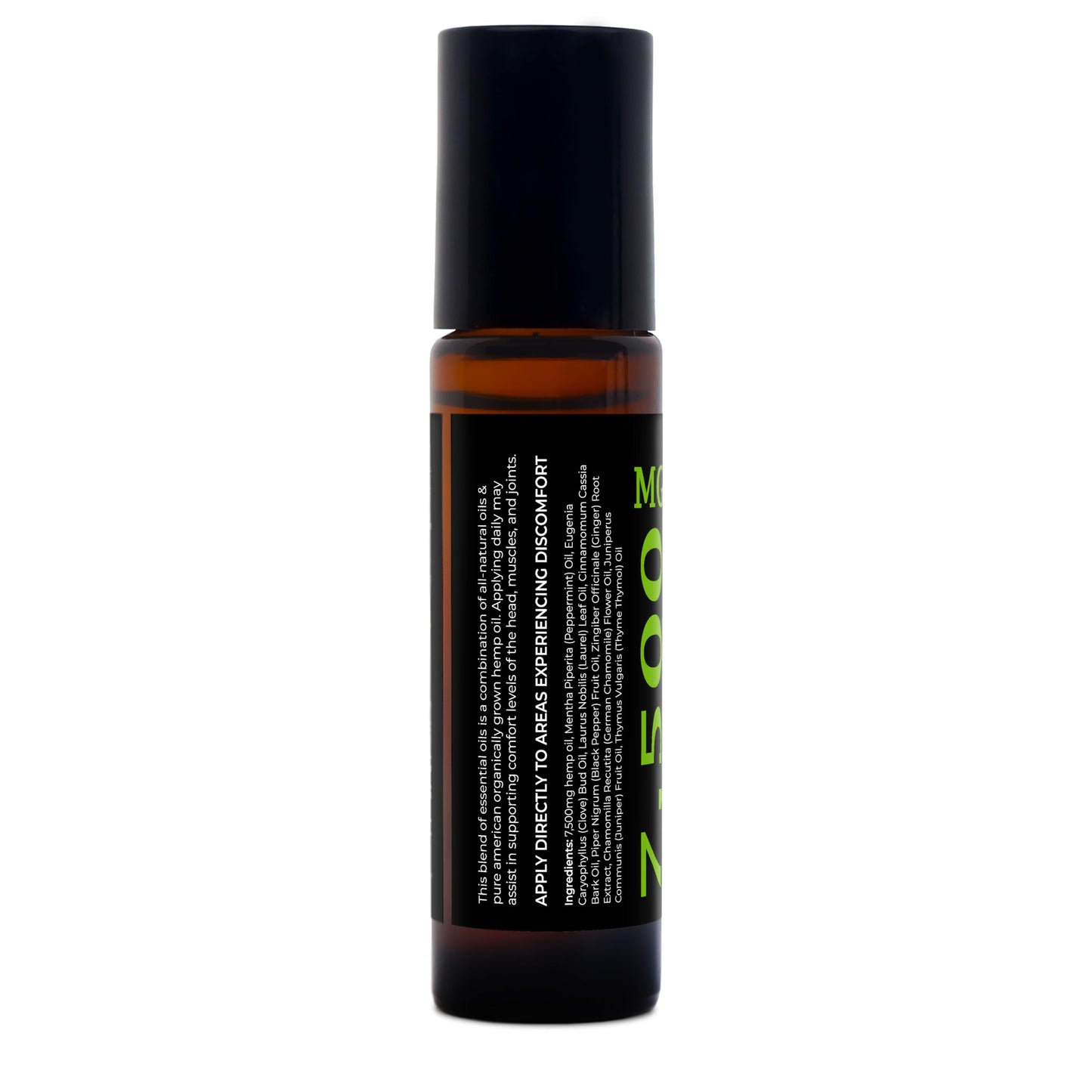 GreenIVe 7,500mg Hemp Roll-On Quick Soothe Therapeutic Essential Oil Blend for Topical Targeting Roll-On (4 Pack) GreenIVeBuy Supplements Australia