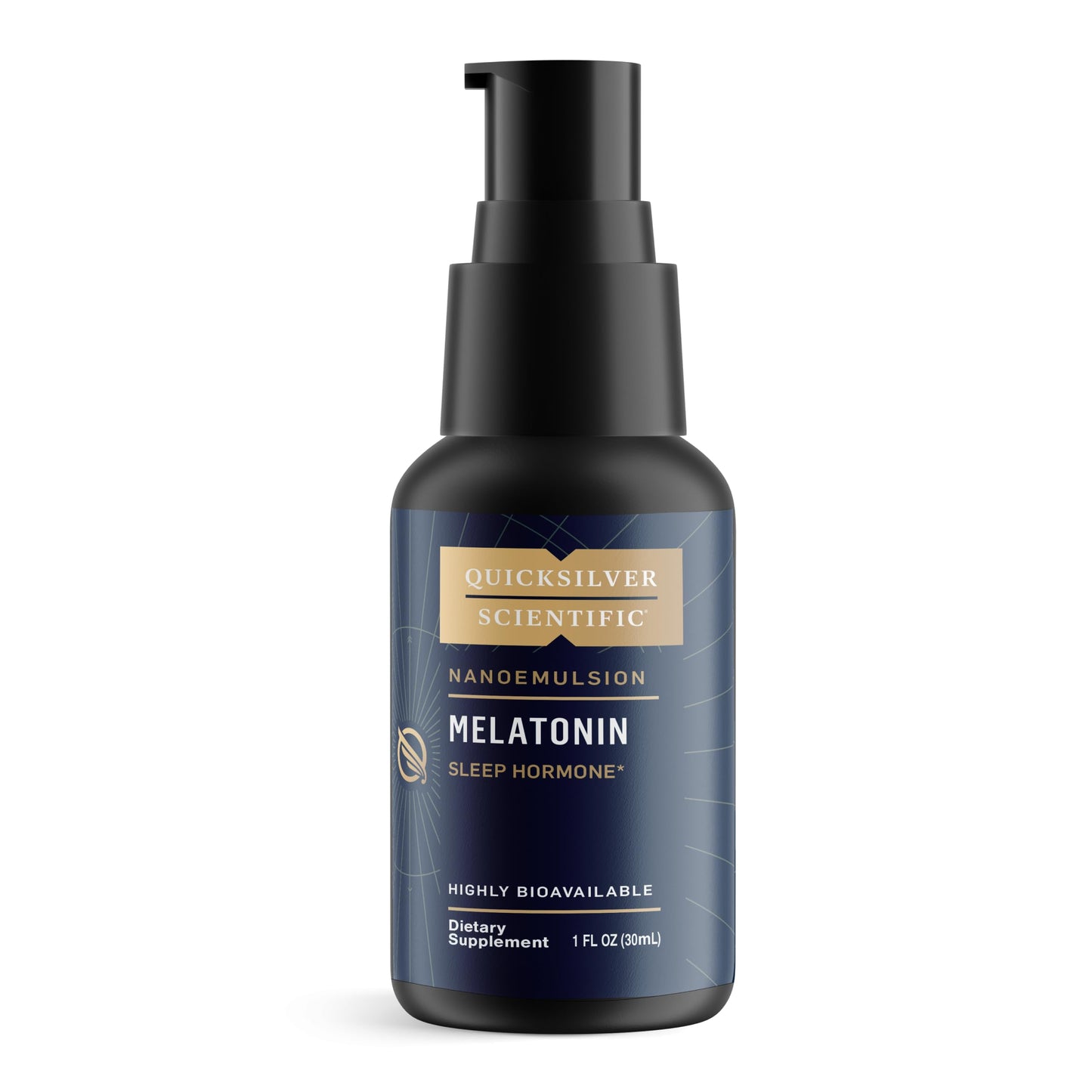 Quicksilver Scientific Liposomal Melatonin - Bedtime, Jet Lag & Immune Support Liquid for Adults - Efficient, Superior Absorption 1mg to Minimize Morning Drowsiness (30 ml) Quicksilver ScientificBuy Supplements Australia