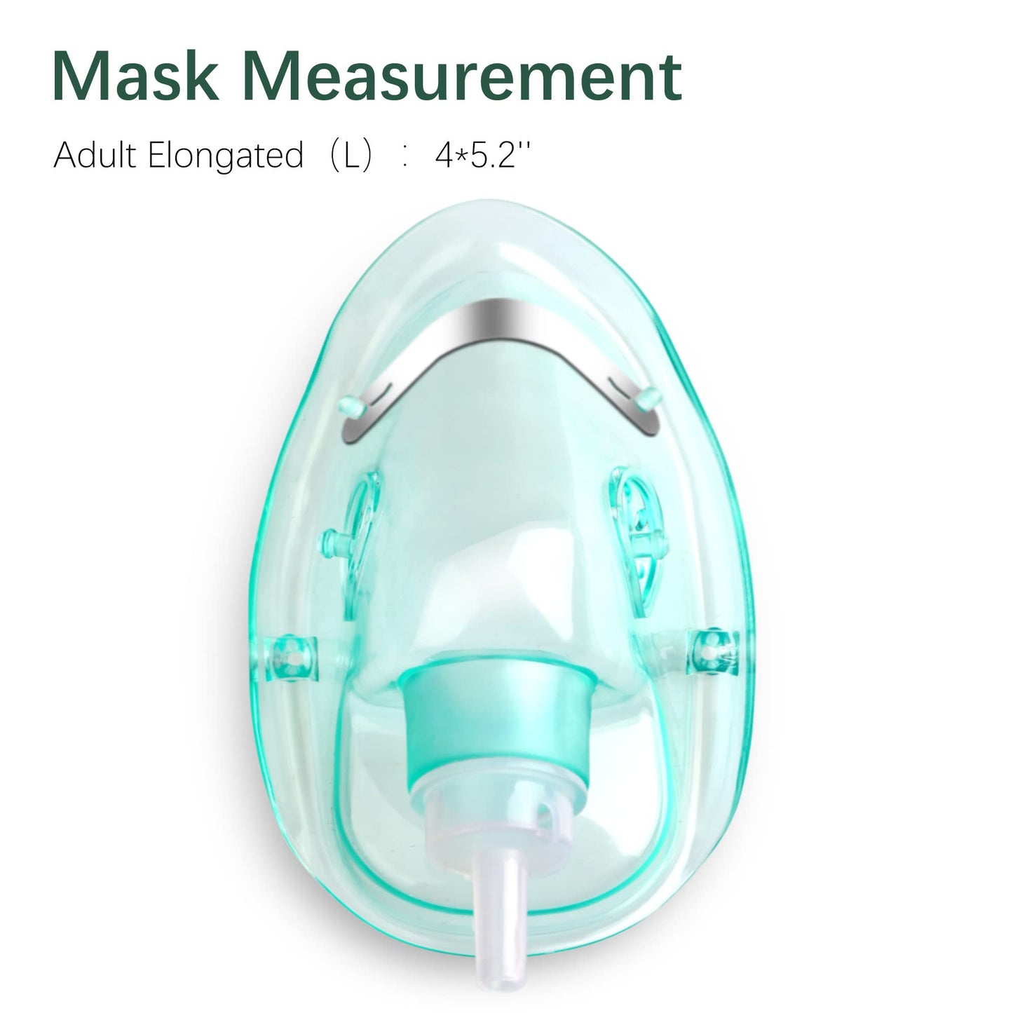 ANSNF 2 Pack Oxygen Mask for Face Adult with 6.6' Tube & Adjustable Elastic Strap - Size M+L ANSNFBuy Supplements Australia