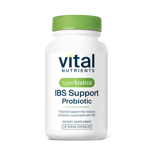 Hyperbiotics Vital Nutrients IBS Probiotic | Reduce Symptoms of IBS* | Clinically Studied Vegan probiotic for IBS Relief from Bloating, Gas, Diarrhea, & Abdominal Discomfort* | 30 Capsules HyperbioticsBuy Supplements Australia