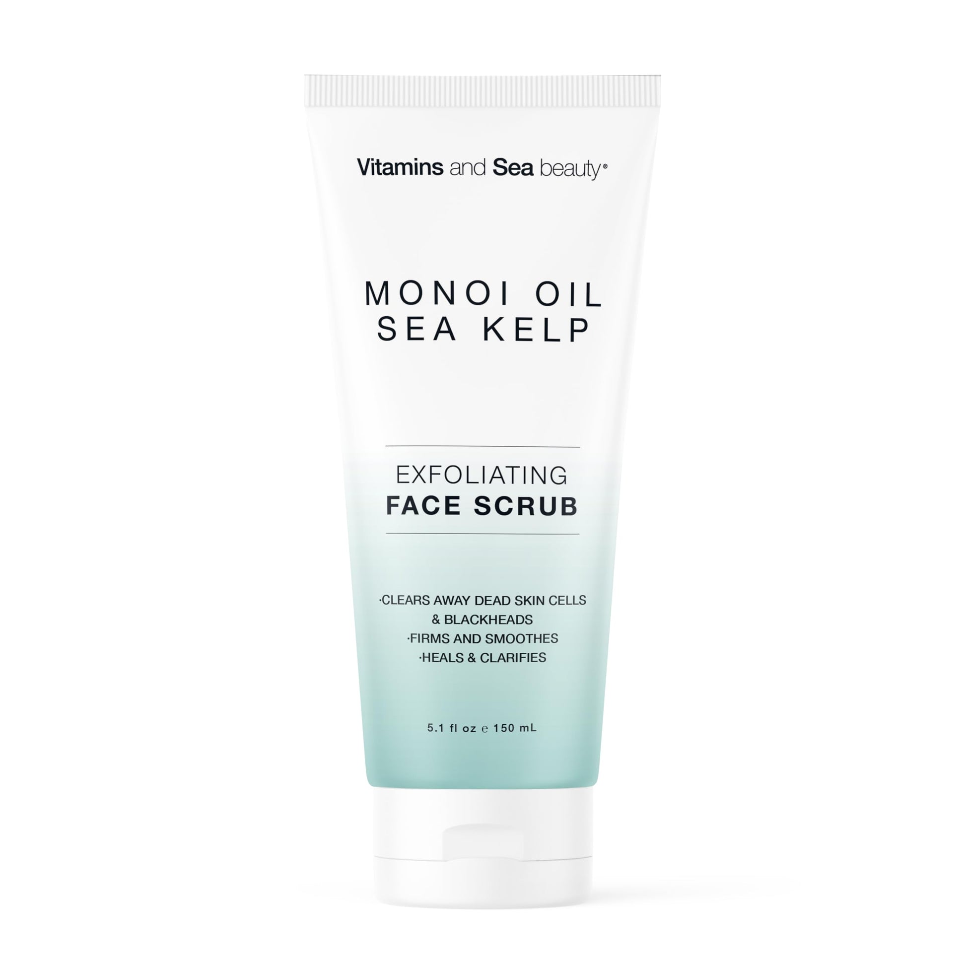 Exfoliating Face Scrub with Monoi Oil & Sea Kelp – Clarifying & Firming Facial Exfoliator with Natural Pumice – Vegan, Paraben-Free, 5.1 fl oz VITAMINS AND SEA BEAUTY buy supplements Au