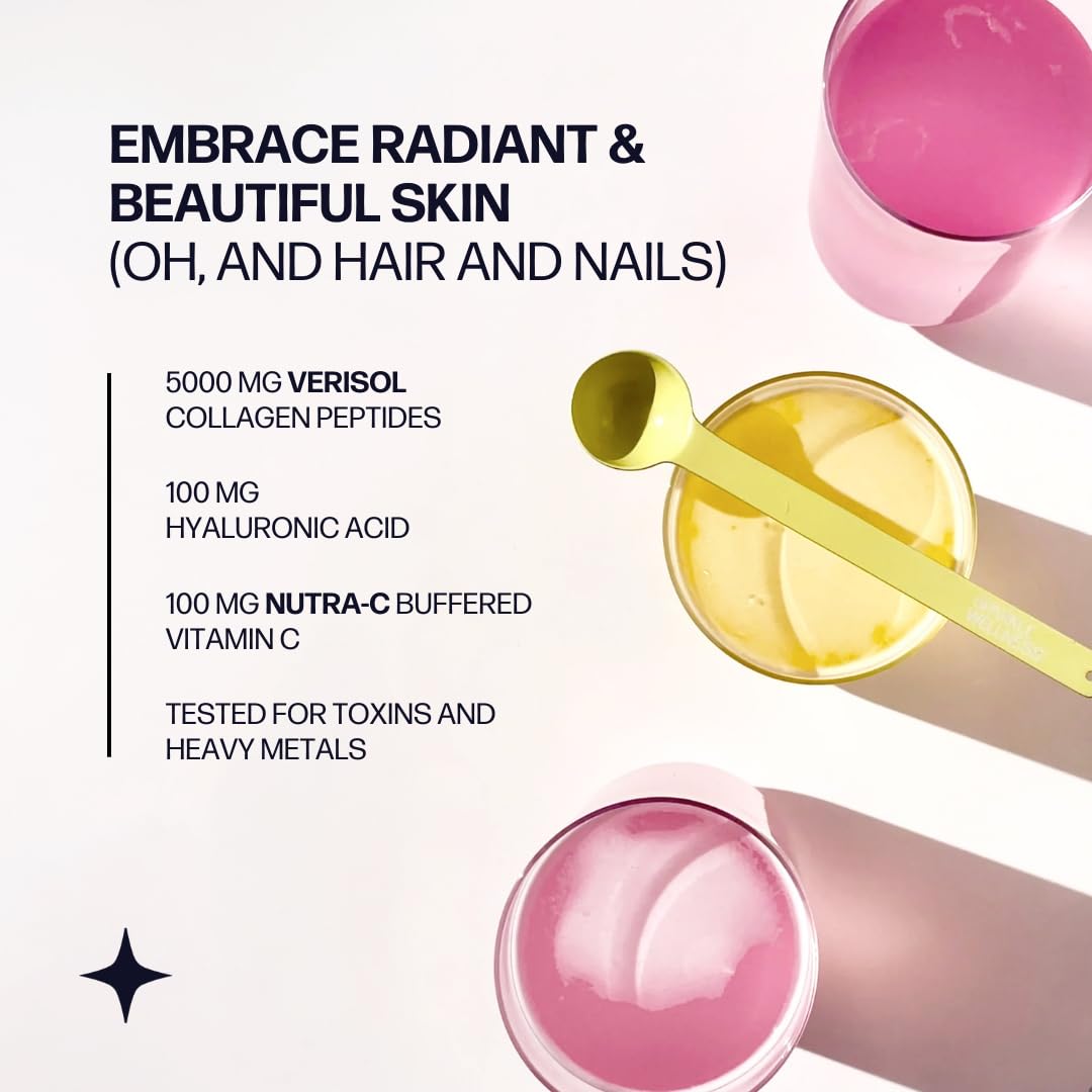 Sparkle Wellness VERISOL Bioactive Hydrolyzed Collagen Peptides | Collagen Powder Supplement with Vitamin C & Hyaluronic Acid for Hair, Skin, and Nail Health | Skin Boost Plus (No Flavor) [30-Serves] Sparkle WellnessBuy Supplements Australia