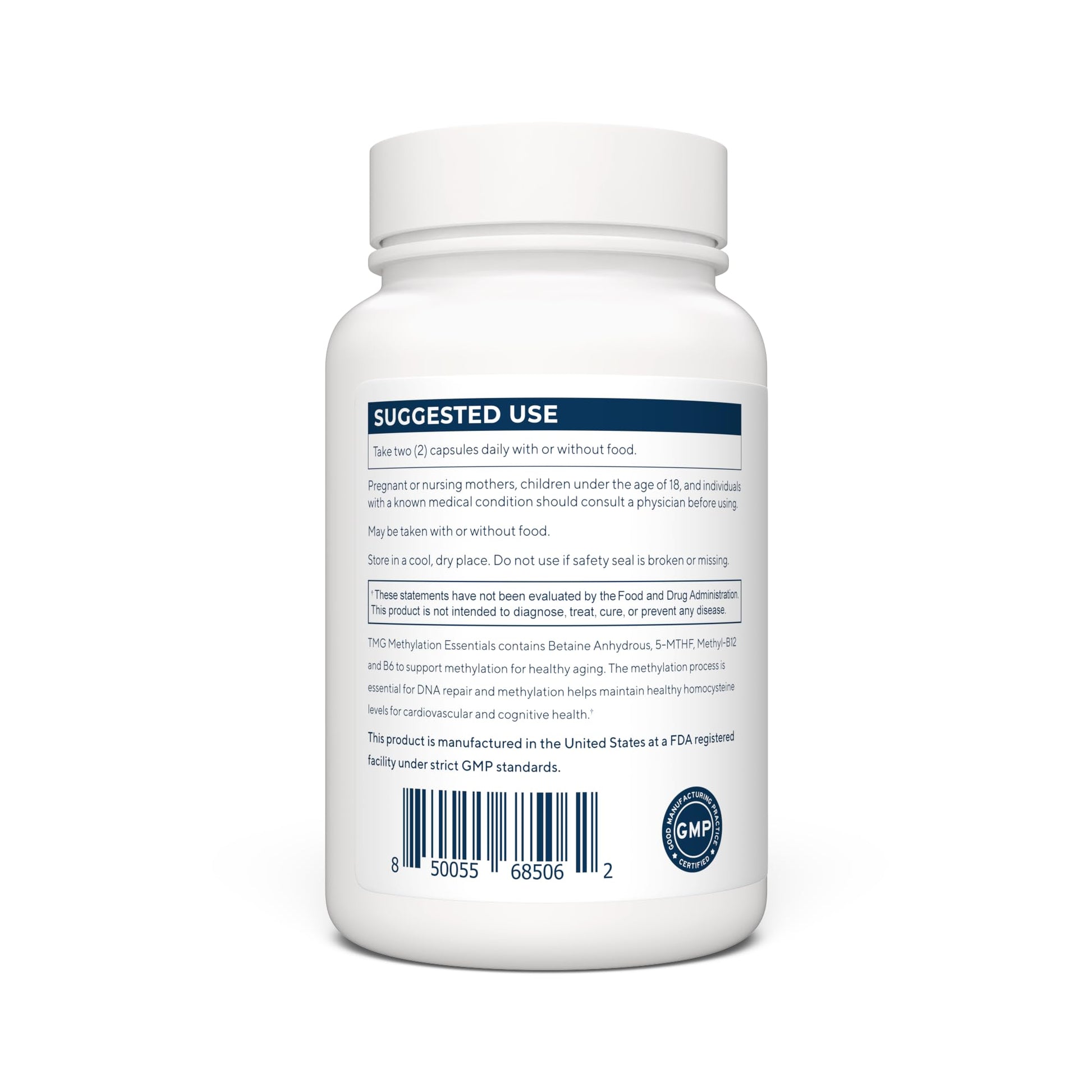 Renue By Science TMG | High Strength TMG Supplements | 120 Trimethylglycine Capsules - 900mg TMG per Serving with Vitamin B12 Vitamin B6 Folate & Zinc | Made in The USA & Third-Party Tested Renue By ScienceBuy Supplements Australia