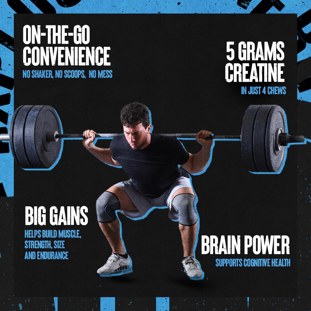 Animal Creatine Chews Tablets - Enhanced Creatine Monohydrate with AstraGin to Improve AnimalBuy Supplements Australia
