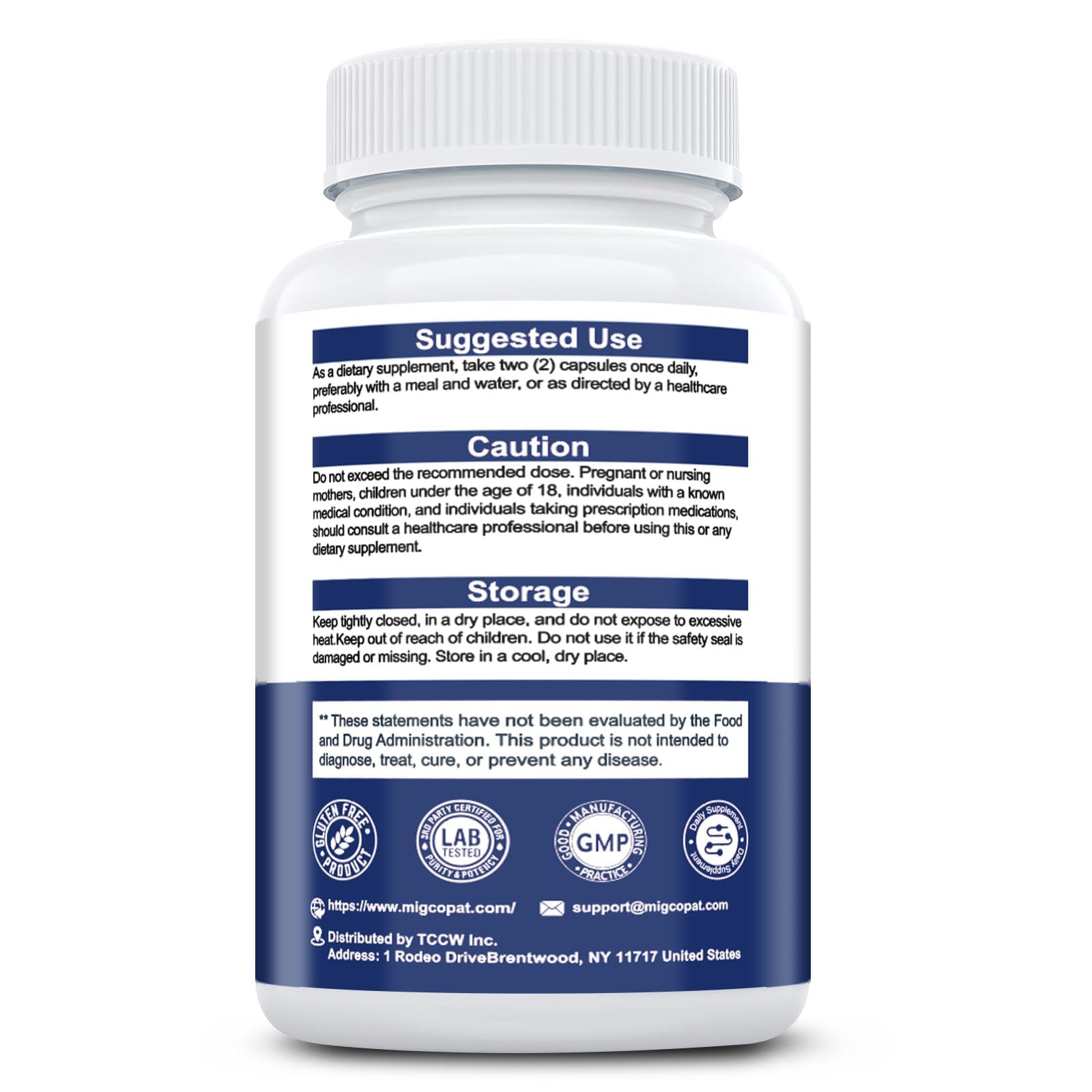 Brain Supplements for Memory and Focus | Nootropic with Bacopa Monnieri, Lion's Mane, Alpha GPC, Ginkgo Biloba | Mental Clarity & Cognitive Support | Vitamin B6 & B12 Neuro Health - Non-GMO, 120 Caps MigcopatBuy Supplements Australia