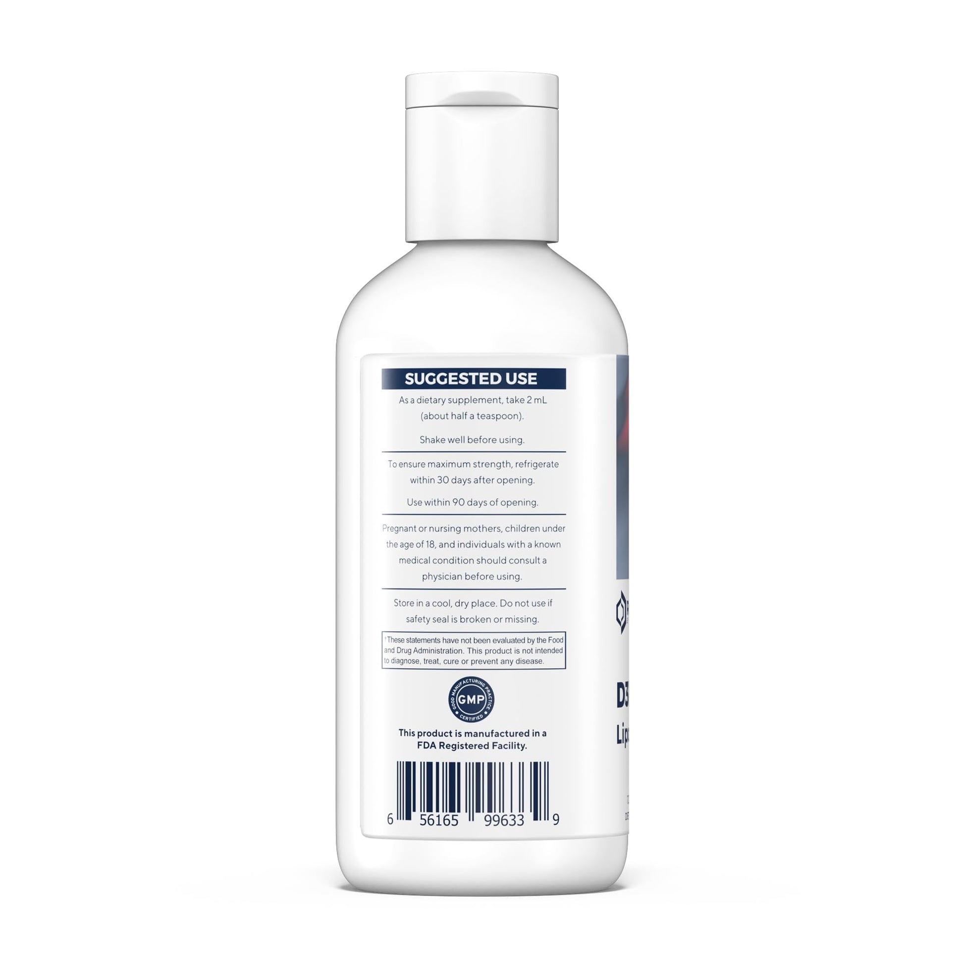 Renue By Science Vitamin D3 K2 Gel | High Strength Liposomal D3 K2 Supplement | 120ml Vitamin D K2 Gel - 2500IU Vitamin D3 & 200mcg Vitamin K2 per Serving | Non-GMO & Allergen Free | Made in The USA Renue By ScienceBuy Supplements Australia