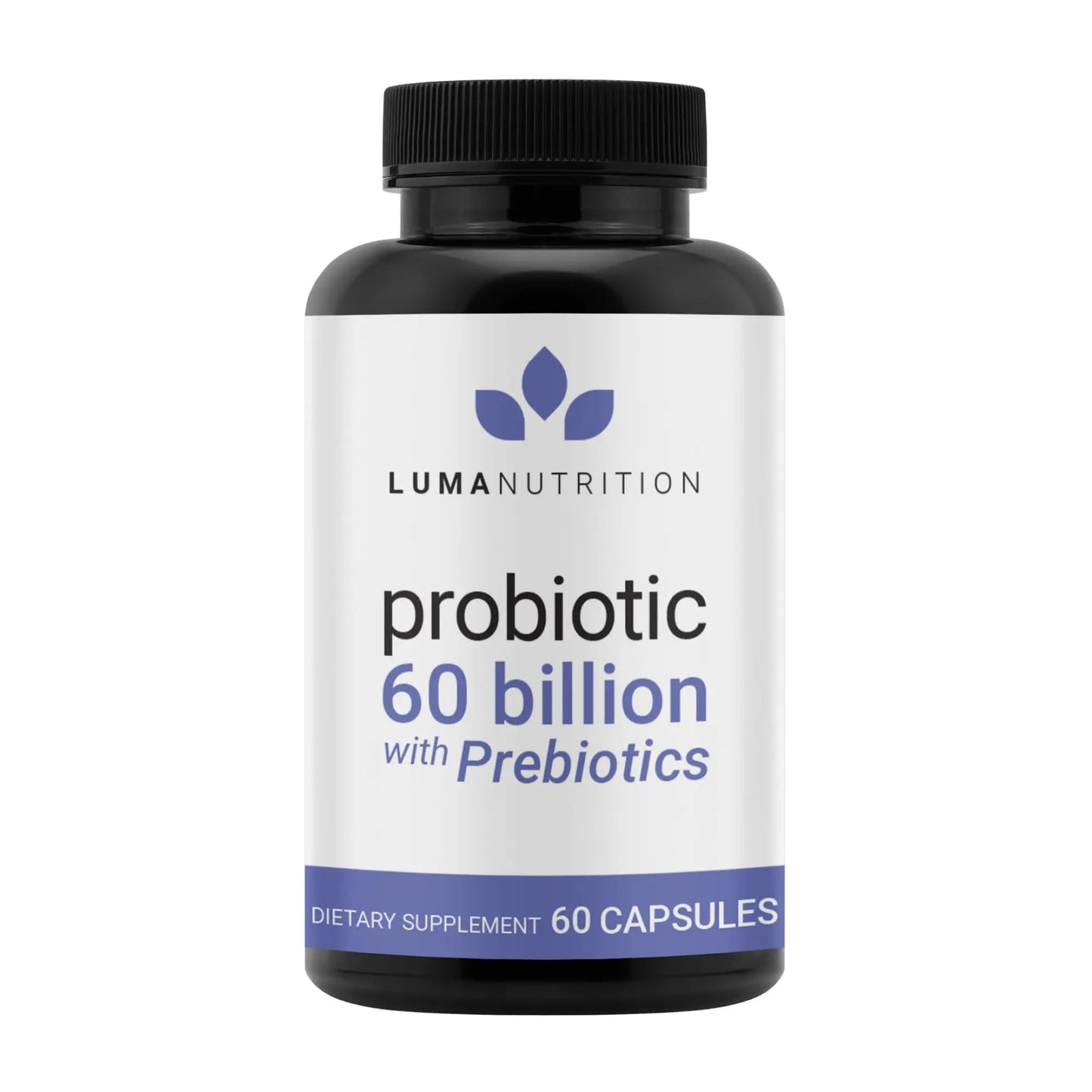 Luma Nutrition Probiotics 60 Billion CFU with Prebiotics - Probiotics for Women and Men - Formulated for Digestive Enzyme Health - Vegan & Gluten-Free - 60 Capsules Luma NutritionBuy Supplements Australia