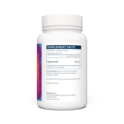Renue By Science Berberine | 90 Berberine Supplement Capsules - 250mg Berberine per Serving | Bioavailable Formula for Increased Absorption | Non-GMO & Allergen Free | Manufactured in The USA Renue By ScienceBuy Supplements Australia