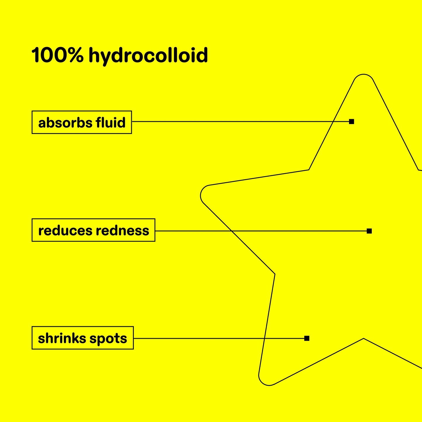 Starface Hydro-Star Pimple Patches + Big Yellow Compact, Clinically Proven Spot Shrinking in 6 Hours, Absorb Fluid and Reduce Redness, Hydrocolloid, Vegan and Cruelty-Free Skincare (32 Count) Starface WorldBuy Supplements Australia