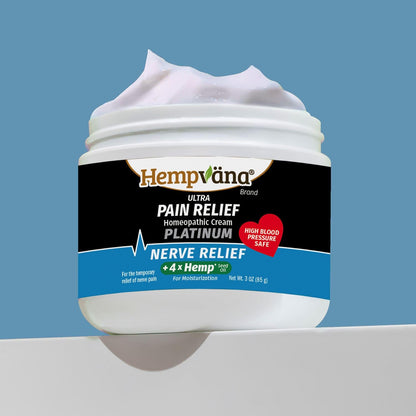 Hempvana Platinum Ultra-Strength Nerve Relief Cream w/100% Pure Hemp Seed Oil, AS-SEEN-ON-TV, Relieves Nerve Pain, Shooting Pain, Tingling, Muscle Cramps, Joint Pain, Tingling, Crawling Sensations HempvanaBuy Supplements Australia