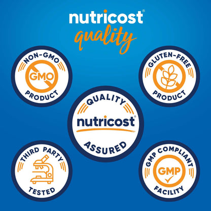 Nutricost Casein Protein Powder 2lb Vanilla - Micellar Casein, Gluten Free, Non-GMO NutricostBuy Supplements Australia