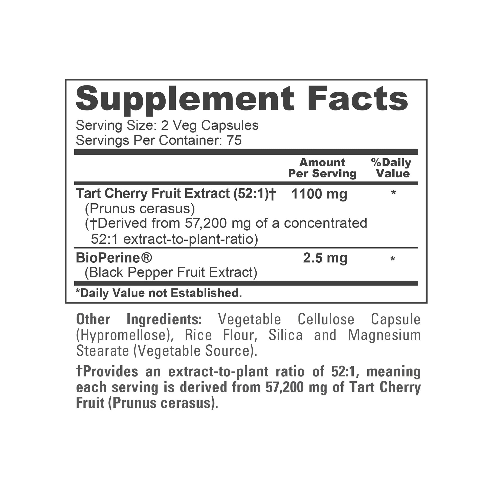 NusaPure Tart Cherry 57,200mg per Caps, 150 Count, Vegan, Non-GMO, Gluten Free NusaPureBuy Supplements Australia