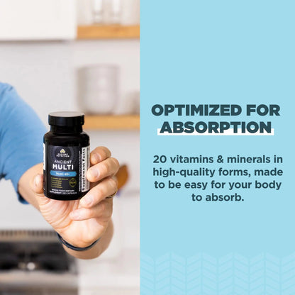 Ancient Nutrition Multivitamins for Men and Women, Age 40+ (90 Count) Ancient Nutrition