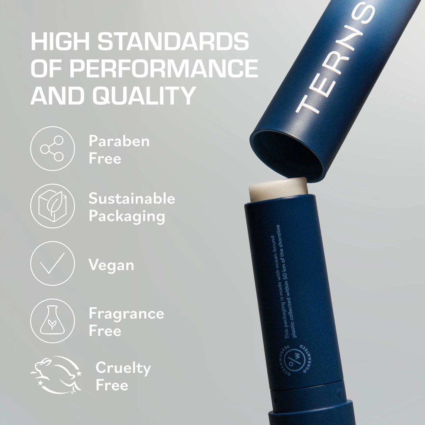TERNS Everyday Lip Balm | Hyaluronic Acid + Baobab & Meadowfoam Oils, Algae-Powered Sirenas Complex OS, Refreshing Mint, Non-Sticky Cushion Glide, Cruelty-Free TERNSBuy Supplements Australia