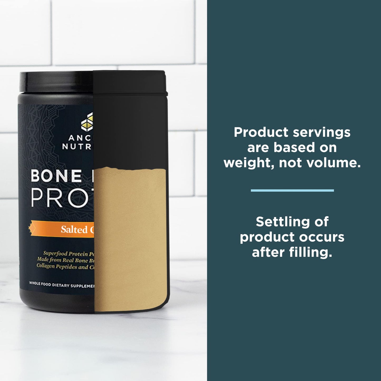 Ancient Nutrition Bone Broth Protein Powder, Salted Caramel, 19g Protein per Serving Ancient NutritionBuy Supplements Australia