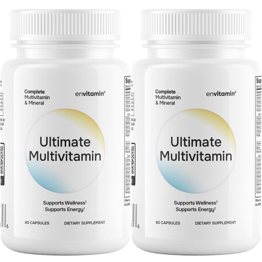 envitamin Ultimate Multivitamin Multimineral and Superfood with 42 Fruit and Vegetable Blend, 60 Count (Ultimate 2 Pack) envitaminBuy Supplements Australia
