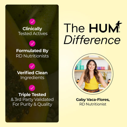 HUM Complete Prenatal Multivitamin for Women with Folate, DHA, and Choline, 23 Nutrients for Daily Support, Gluten Free, Non GMO Supplement for Pre, During, and Post Pregnancy, 30 Vegan Capsules HUMBuy Supplements Australia