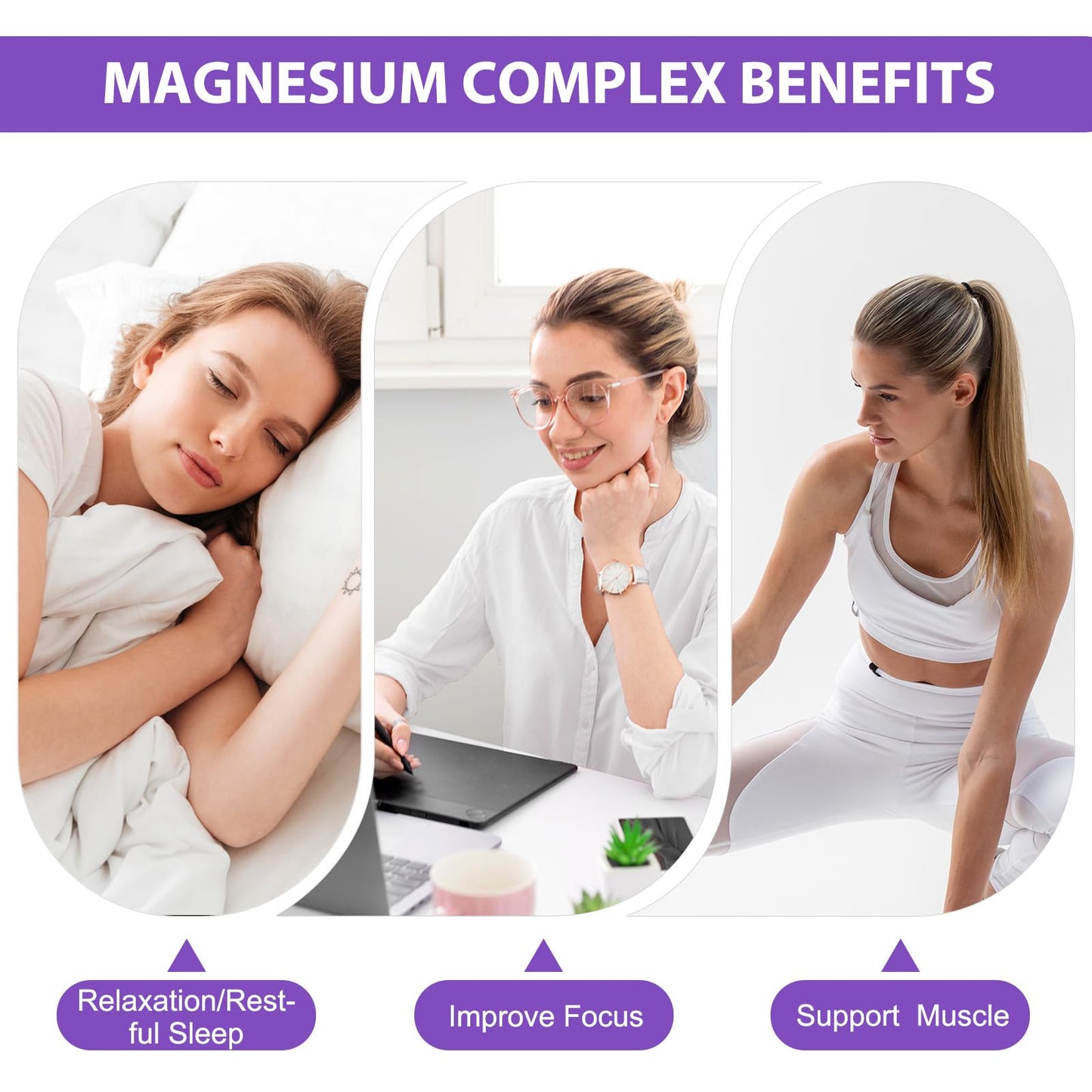 Magnesium Glycinate Liquid Drops for Women & Men, Triple Calm Magnesium Complex Supplement with L-Threonate, Malate, L-Theanine for Kids Adults Calm, Sleep & Mood, Sugar-Free, Natural Flavor, 2 fl oz loiomayBuy Supplements Australia