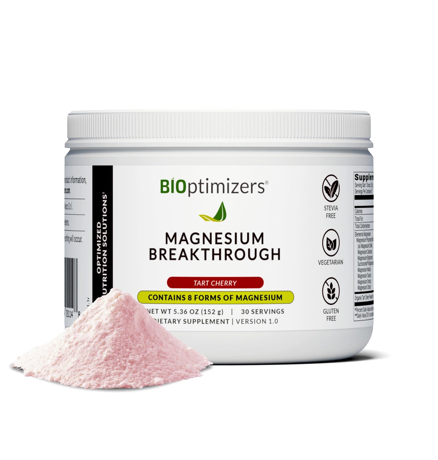 BIOptimizers Magnesium Breakthrough Drink - 8 Forms of Magnesium, Electrolytes, Sleep Health, Stress, Muscle Recovery, Heart Support | Glycinate, Citrate, Malate- Tart Cherry BIOptimizersBuy Supplements Australia