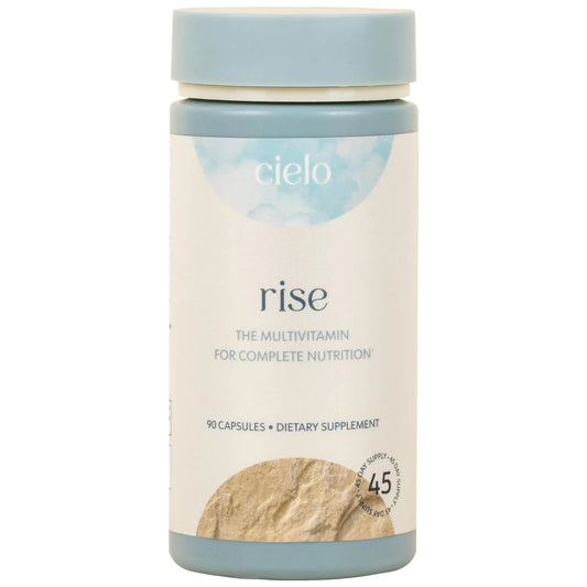Cielo Rise Multivitamin for Women and Men - Vitamin A, C, D3, E K2, & More - Magnesium Glycinate, Citrate, and Malate for Digestive Support Cielo