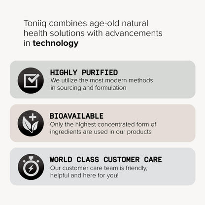 Toniiq 18,000mg 10x Concentrated Ultra High Strength Extract - Made with Organic Lions ToniiqBuy Supplements Australia