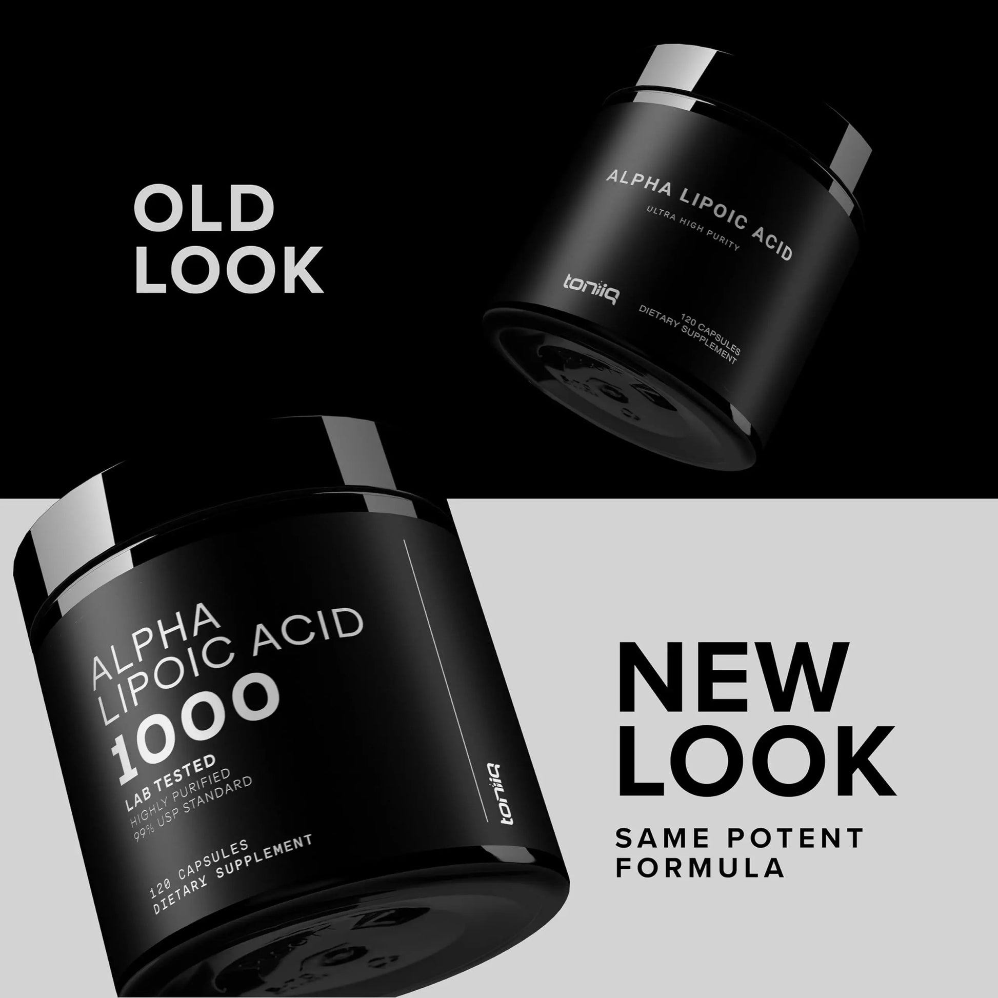 Toniiq 1000mg Ultra High Strength Alpha Lipoic Acid Capsules - Highly Purified 99%+ USP Standard - 120 Capsules ALA Supplement Toniiq buy supplements Au