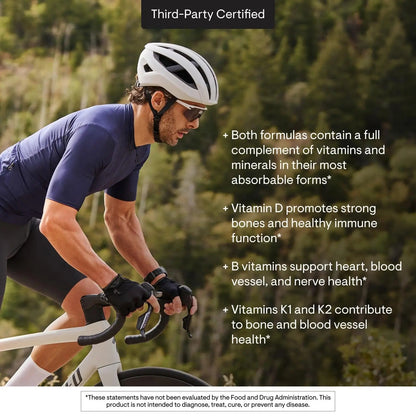 THORNE - Multi-Vitamin Elite - Daily Nutritional Supplement - AM Formula Supports Cellular Energy Production &PM Formula Supports Restful Sleep THORNEBuy Supplements Australia