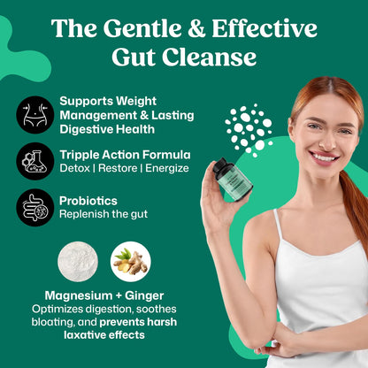 ColonBroom 15 Day GLP-1 Colon Cleanse & Detox Cleanse for Weight Management with Probiotics & Magnesium | Reduce Bloating & Boost Metabolism & Digestion - Effective Gut Cleanser Detox for Women & Men ColonBroomBuy Supplements Australia