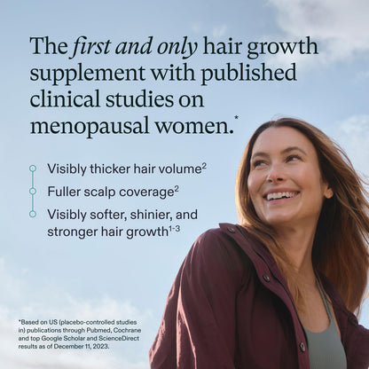 Nutrafol Women's Balance Hair Growth Supplements, Ages 45 and Up, Clinically Proven for Visibly Thicker Hair and Scalp Coverage, Dermatologist Recommended - 1 Month Supply NutrafolBuy Supplements Australia