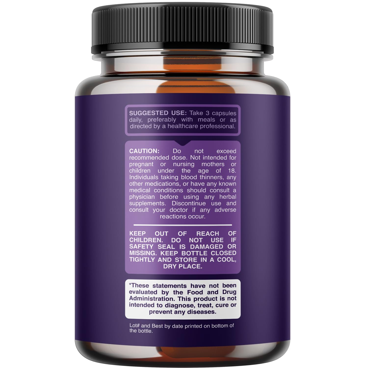 Highly Potent Magnesium Complex Capsules - Triple Magnesium Blend with Taurate Glycinate and Malate - 400mg Supplement Supports Relaxation & Overall Wellness Non-GMO Vegan - 90 Count PhytoralBuy Supplements Australia