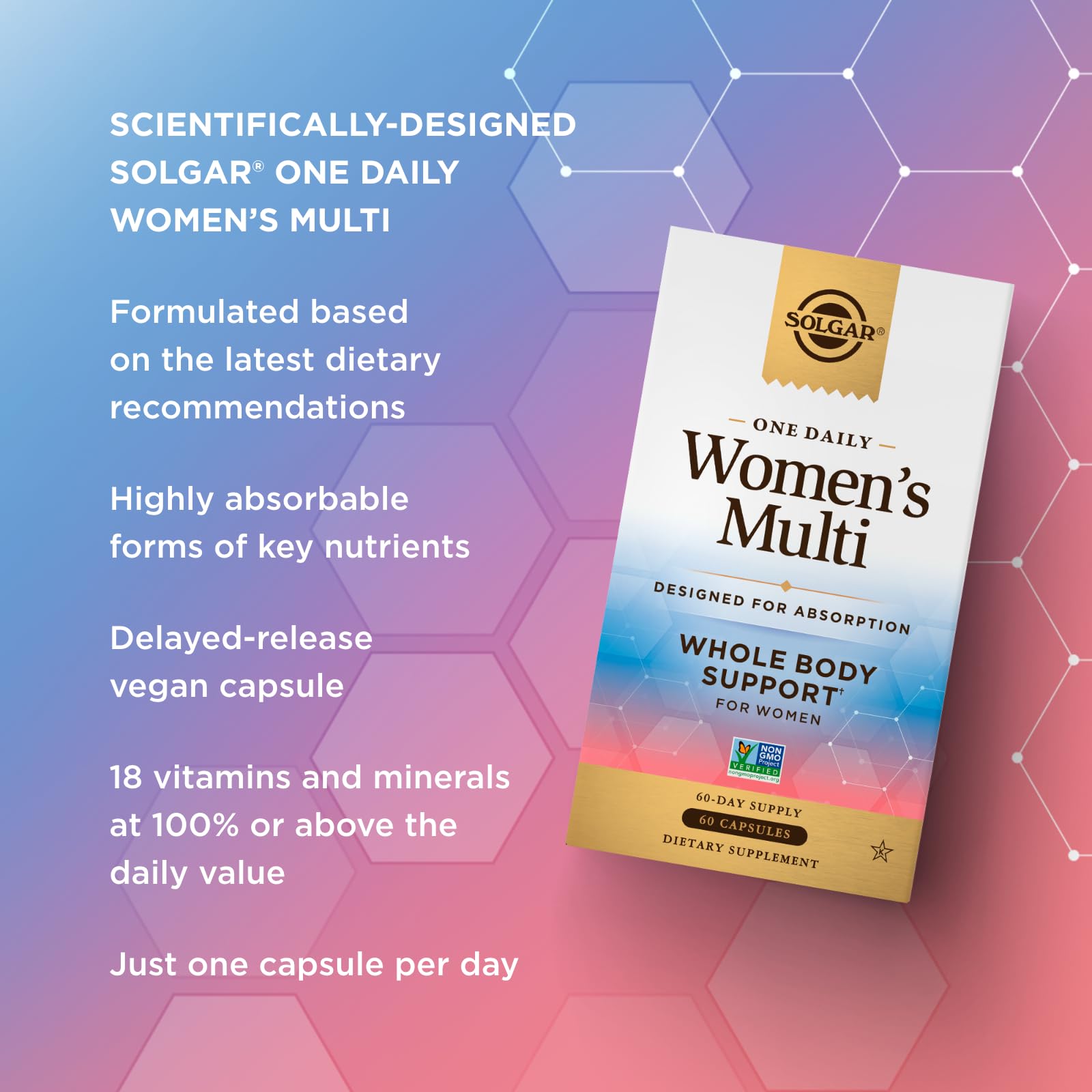 SOLGAR One a Day Women & Mens Bundle:Daily Women's Multi Whole Body Support, 60 Servings + Daily Men's Multivitamin Whole Body Support Supplement, 60 Servings SOLGARBuy Supplements Australia